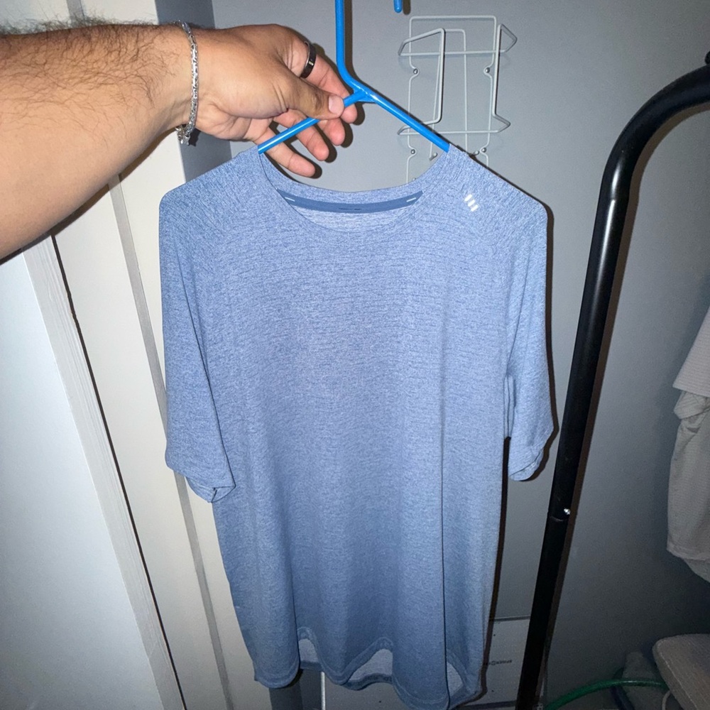 Lululemon DrySense Short Sleeve Men's Blue T-Shirt XL